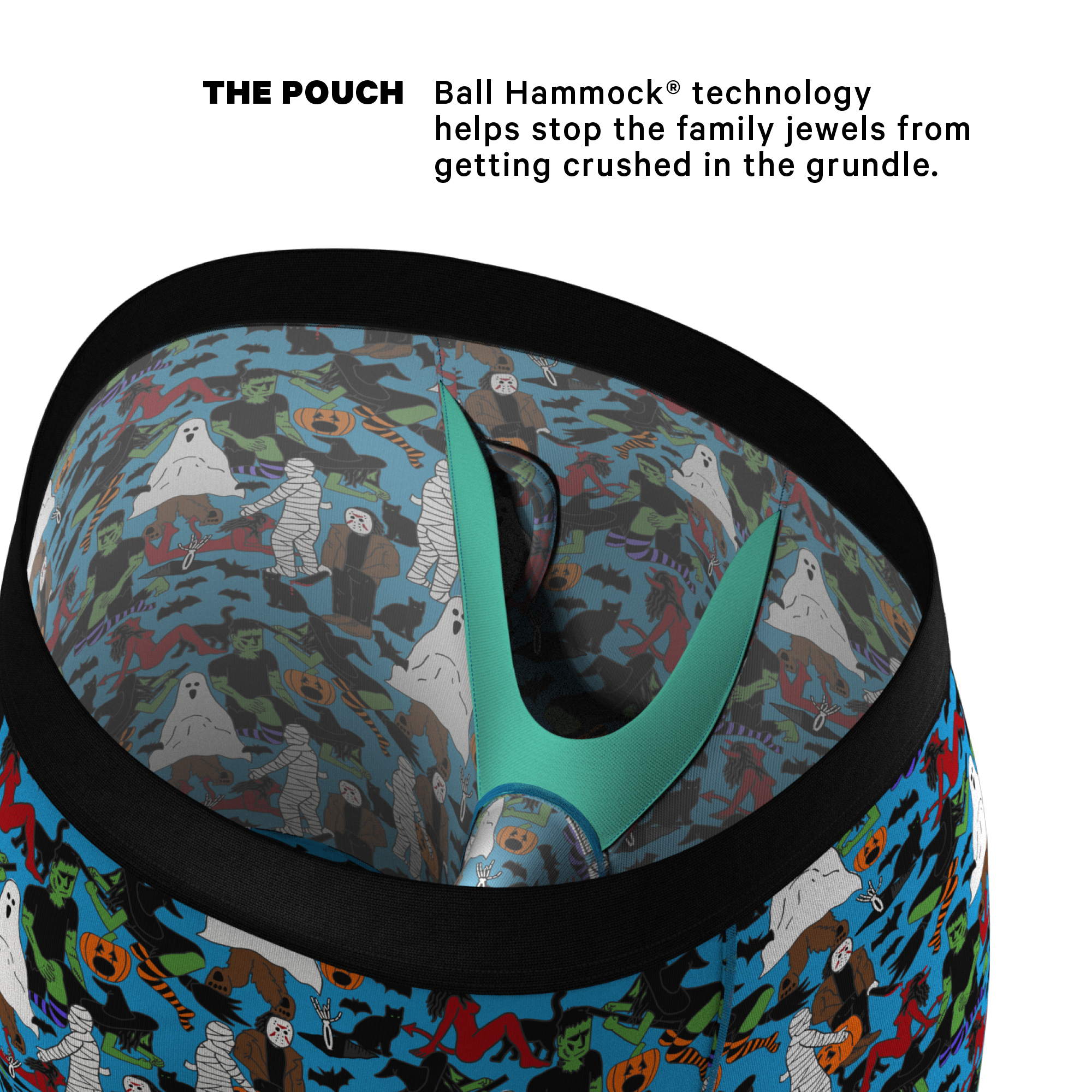 The Monster Smash | Ball Hammock® Boxer - Long Leg - Shinesty