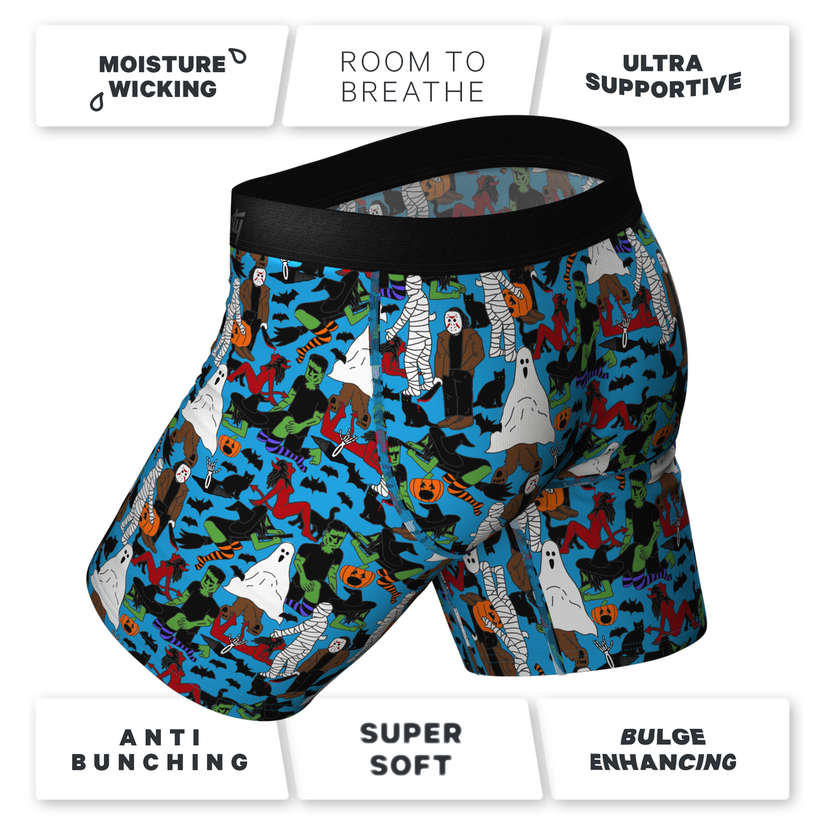The Monster Smash | Ball Hammock® Boxer - Long Leg - Shinesty