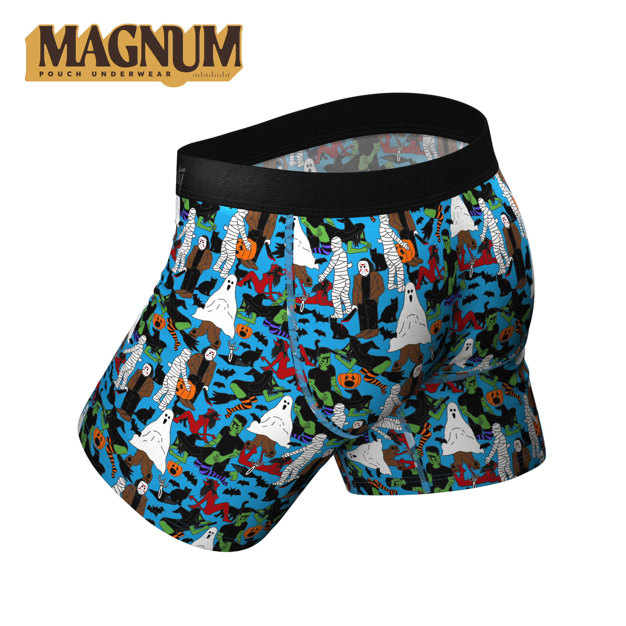 The Monster Smash | Halloween Characters Ball Hammock® Magnum Big Pouch Underwear - Shinesty