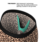 The Most Def | Leopard Print Ball Hammock® Boxer - Long Leg - Shinesty