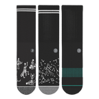 The Mostly Black | Heel Hammock™ Crew Socks 3 Pack - Shinesty