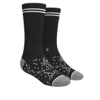 The Mostly Black | Heel Hammock™ Crew Socks 3 Pack - Shinesty