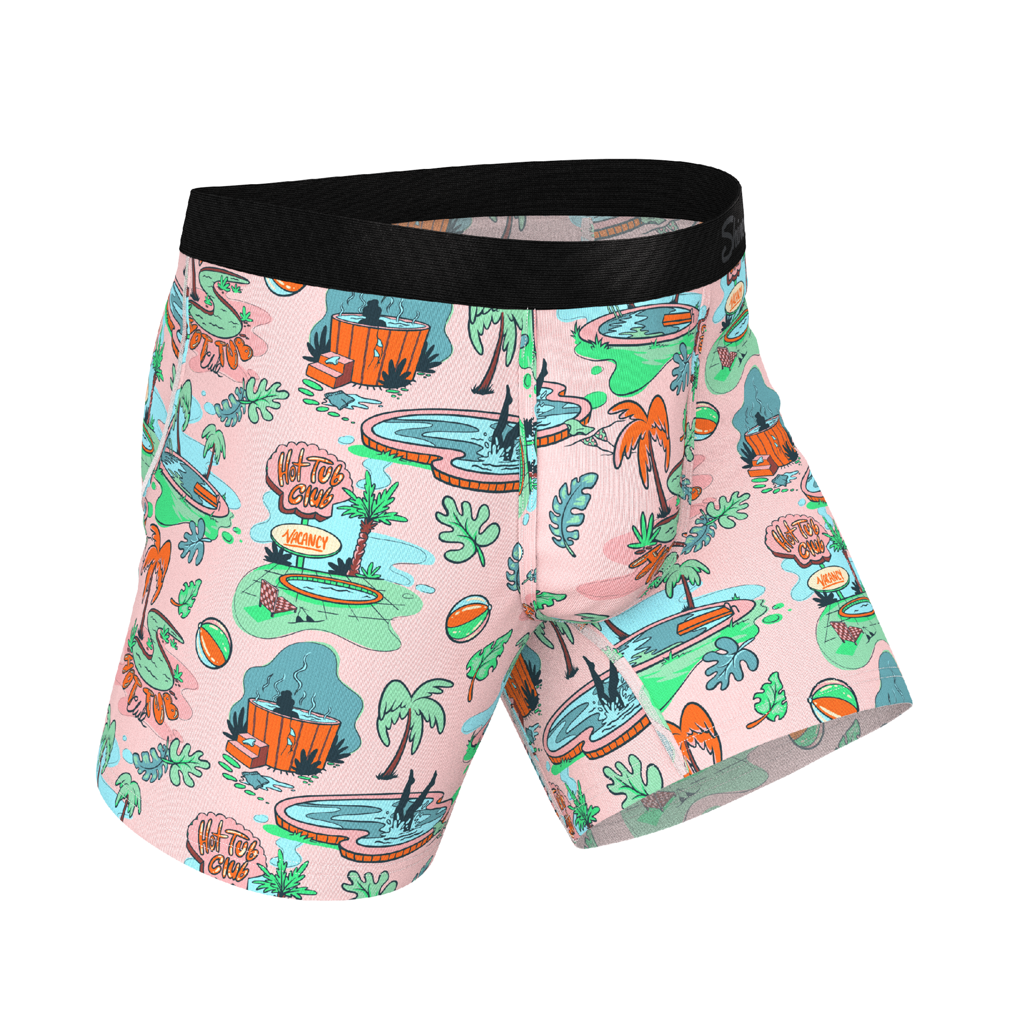 The Motel Hotel | Palm Springs Tropical Ball Hammock® Pouch Underwear - Shinesty