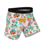 The Motel Hotel | Palm Springs Tropical Ball Hammock® Pouch Underwear With Fly - Shinesty