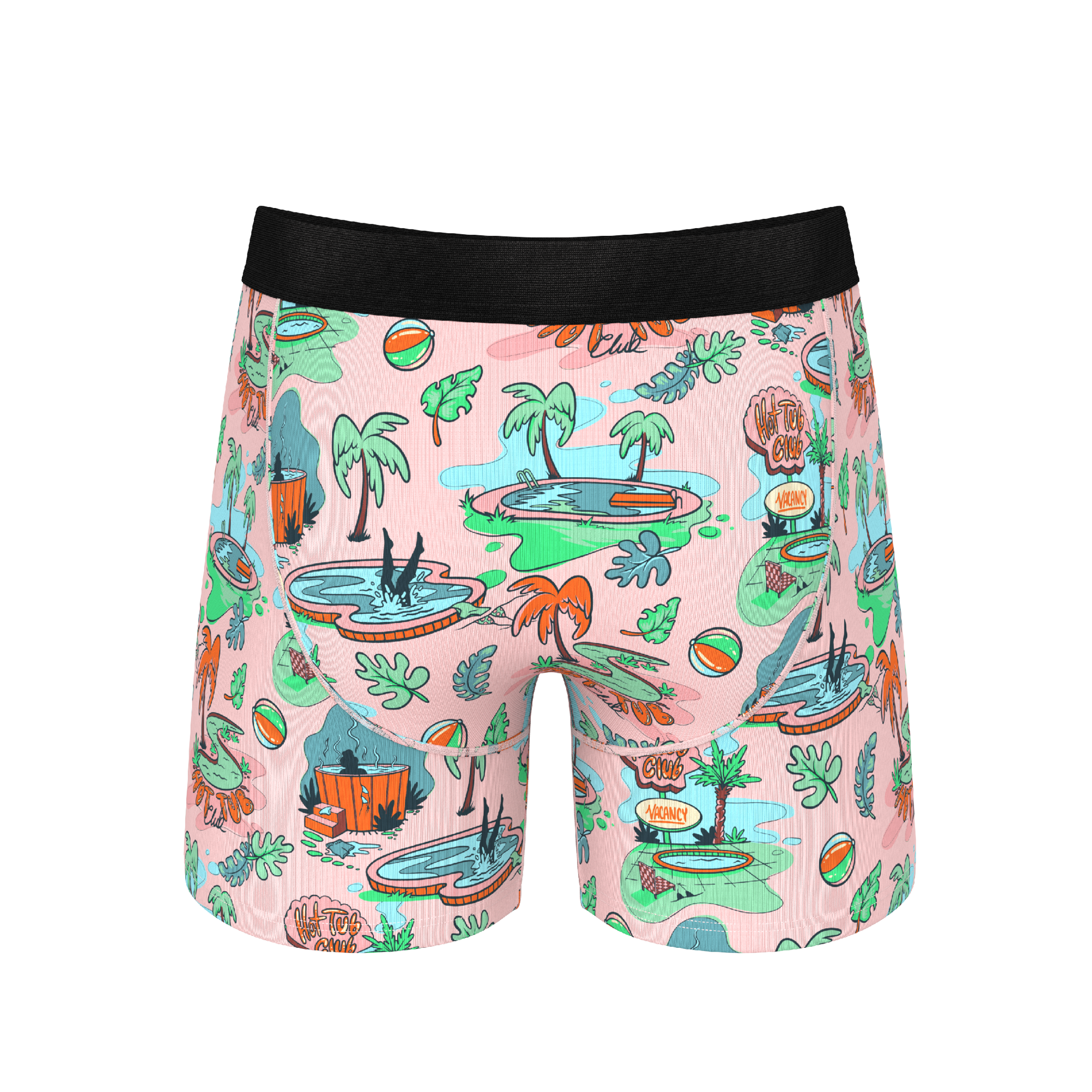 The Motel Hotel | Palm Springs Tropical Ball Hammock® Pouch Underwear - Shinesty