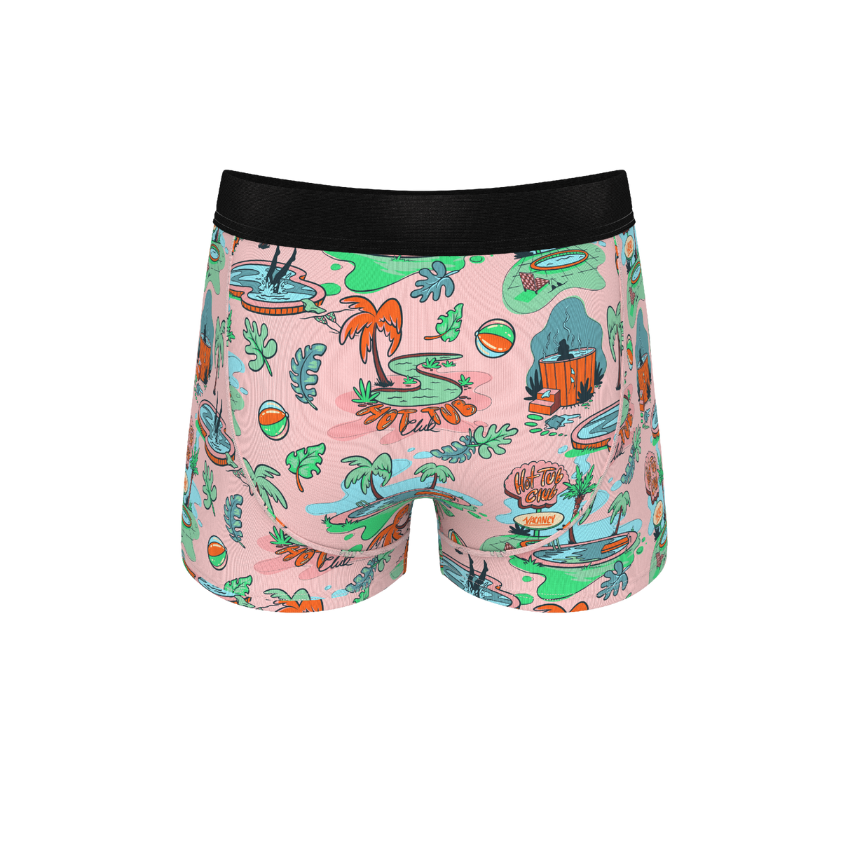The Motel Hotel | Palm Springs Tropical Ball Hammock® Pouch Trunks Underwear - Shinesty
