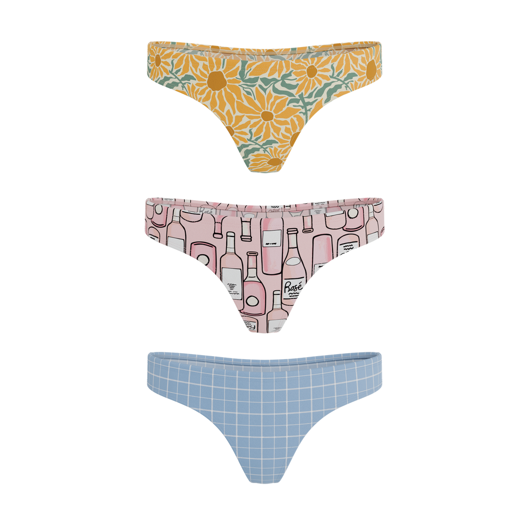The Mother's Day | MicroModal Thong 3 Pack - Shinesty