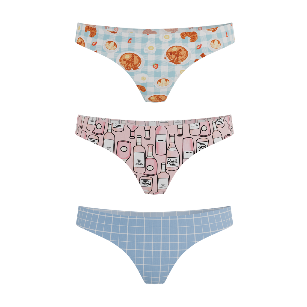 The Mother's Day | Women's Thong Underwear 3 Pack - Shinesty