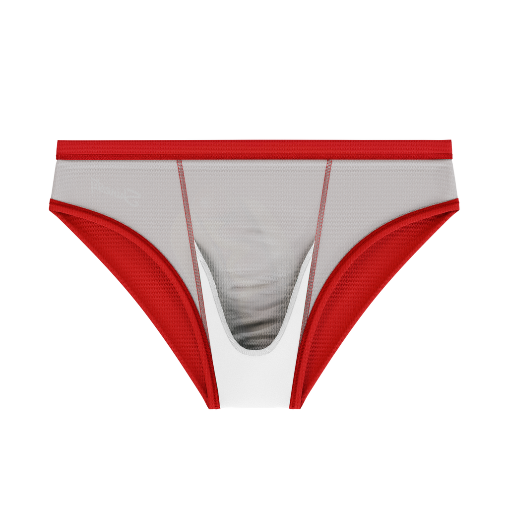 The Mouthful | Hot Dog Ball Hammock® Pouch Swim Briefs - Shinesty