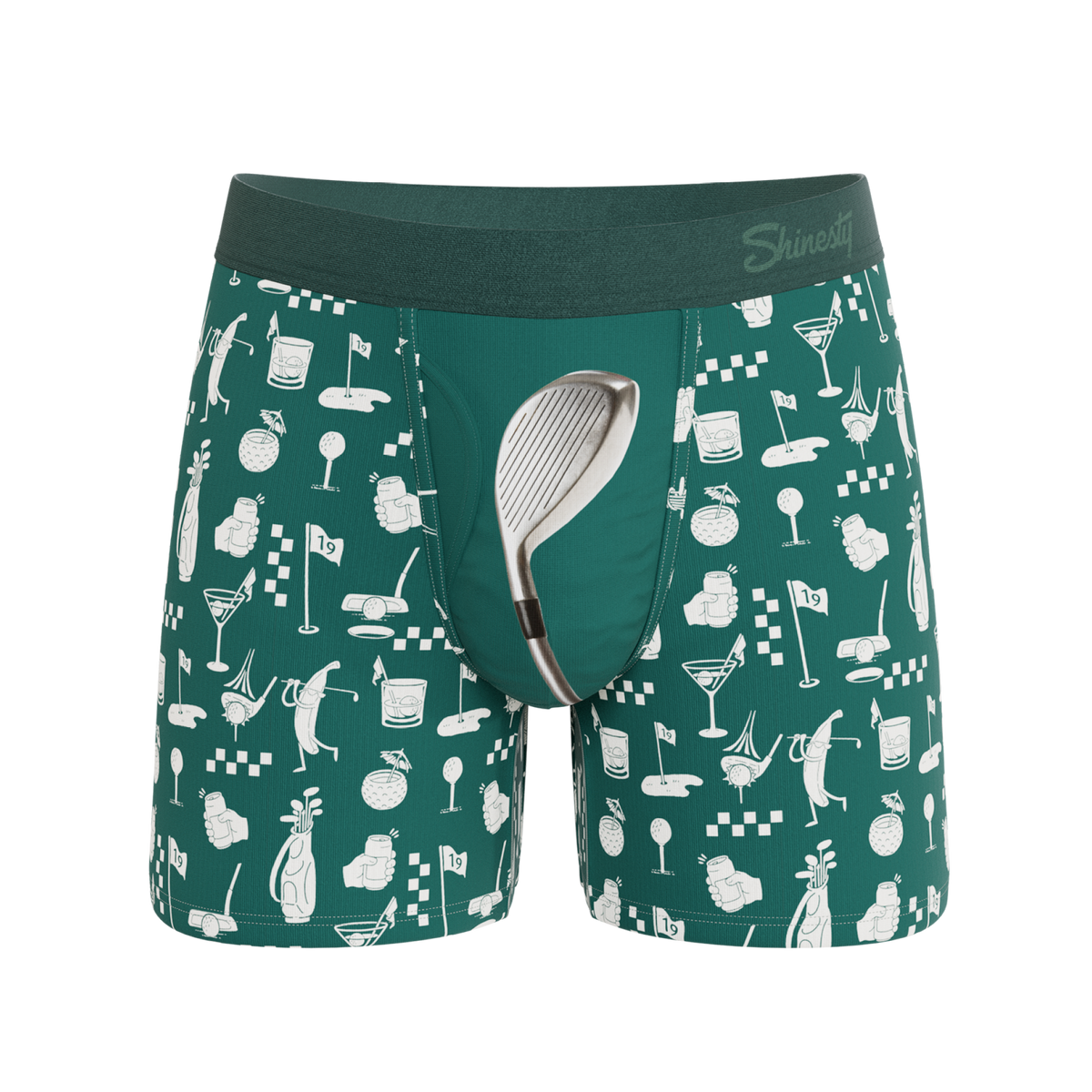 The Mulligan | Green Golf Ball Hammock® Magnum Big Pouch Underwear - Shinesty