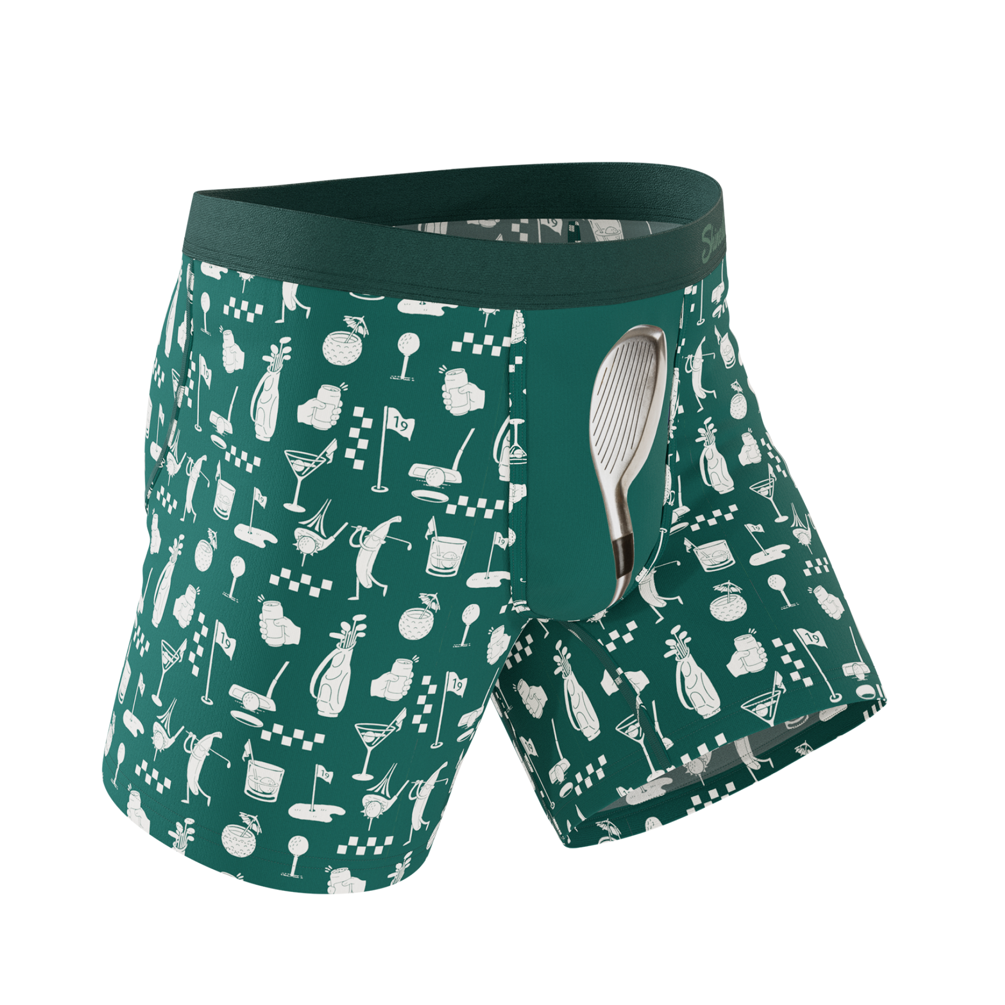 The Mulligan | Green Golf Ball Hammock® Pouch Underwear - Shinesty