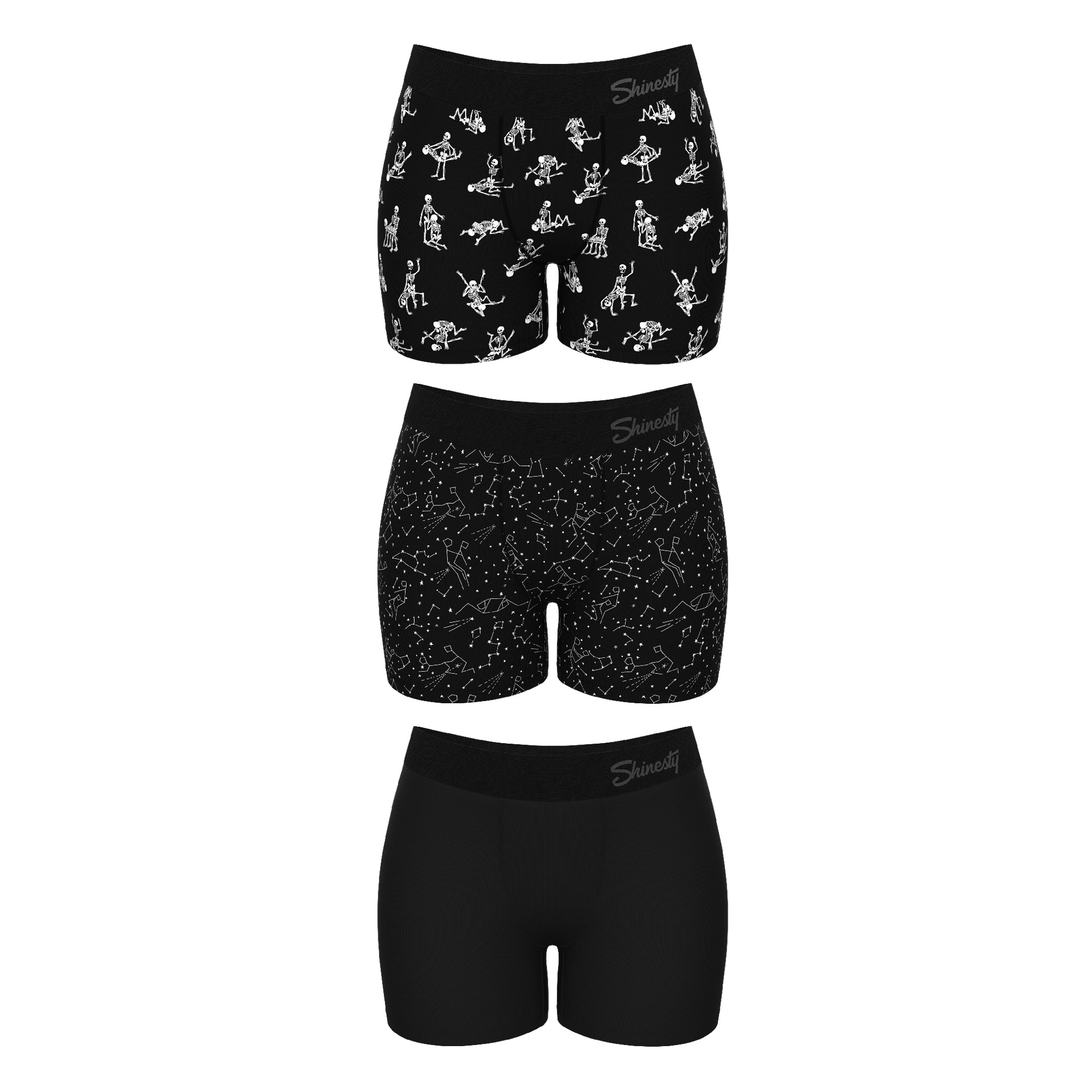 The Must-Haves | Women’s Boxers 3 Pack - Shinesty