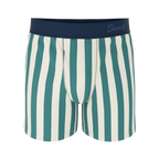 The Nantucket | Green Dock Stripe Boxers - Shinesty