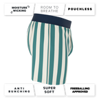 The Nantucket | Green Dock Stripe Boxers - Shinesty