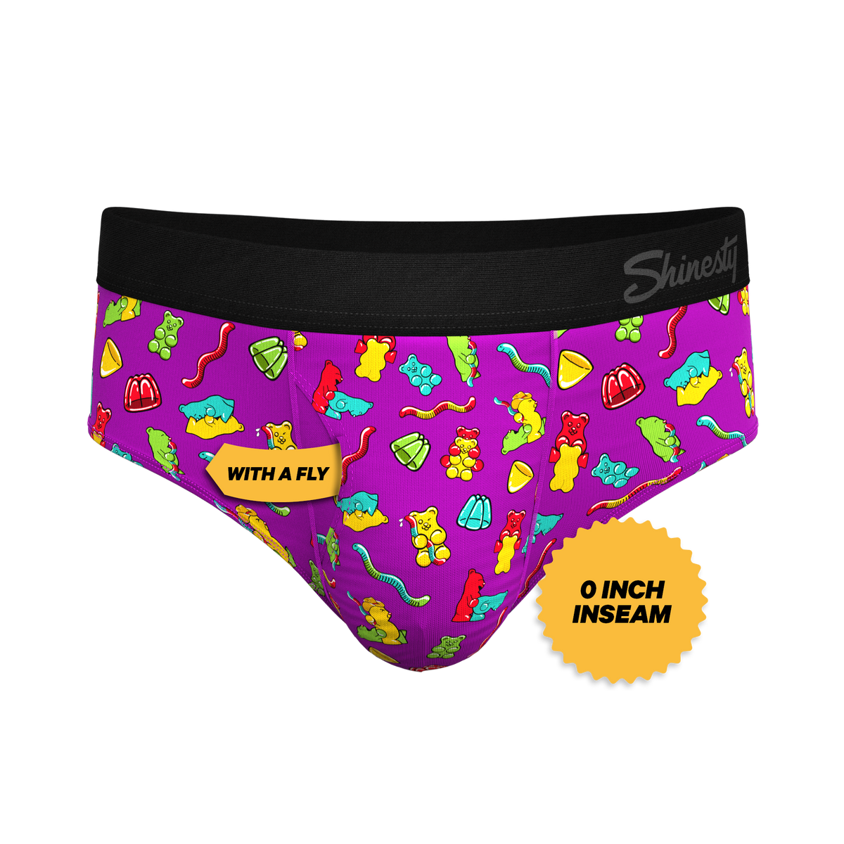 The Naughty Bears | Gummy Bear Ball Hammock® Pouch Underwear Briefs - Shinesty