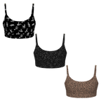 The Naughty Bests | Boob Hammock™ Scoop Bralette 3 Pack - Shinesty