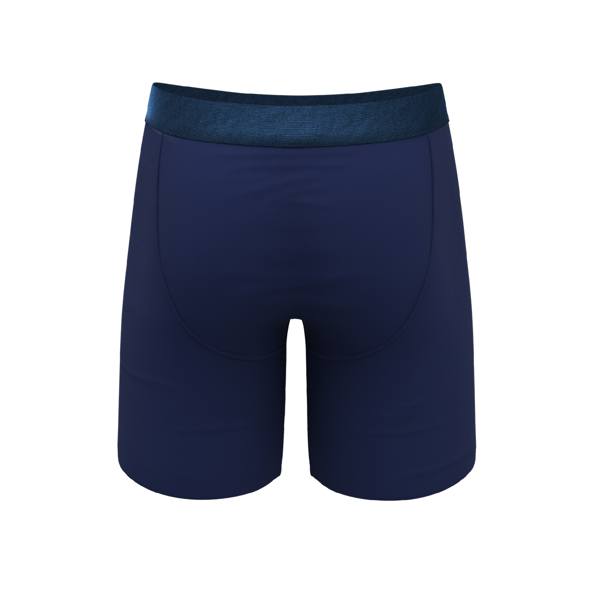 The Navy Jones | Tonal Navy Ball Hammock® Boxer - Long Leg - Shinesty