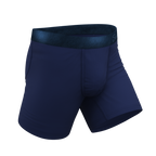 The Navy Jones | Tonal Navy Ball Hammock® Pouch Underwear - Shinesty