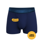 The Navy Jones | Tonal Navy Ball Hammock® Pouch Trunks Underwear - Shinesty