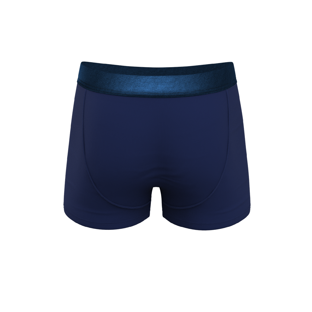 The Navy Jones | Tonal Navy Ball Hammock® Pouch Trunks Underwear - Shinesty