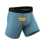 The Neptune | Slate Blue Ball Hammock® Pouch Underwear With Fly - Shinesty