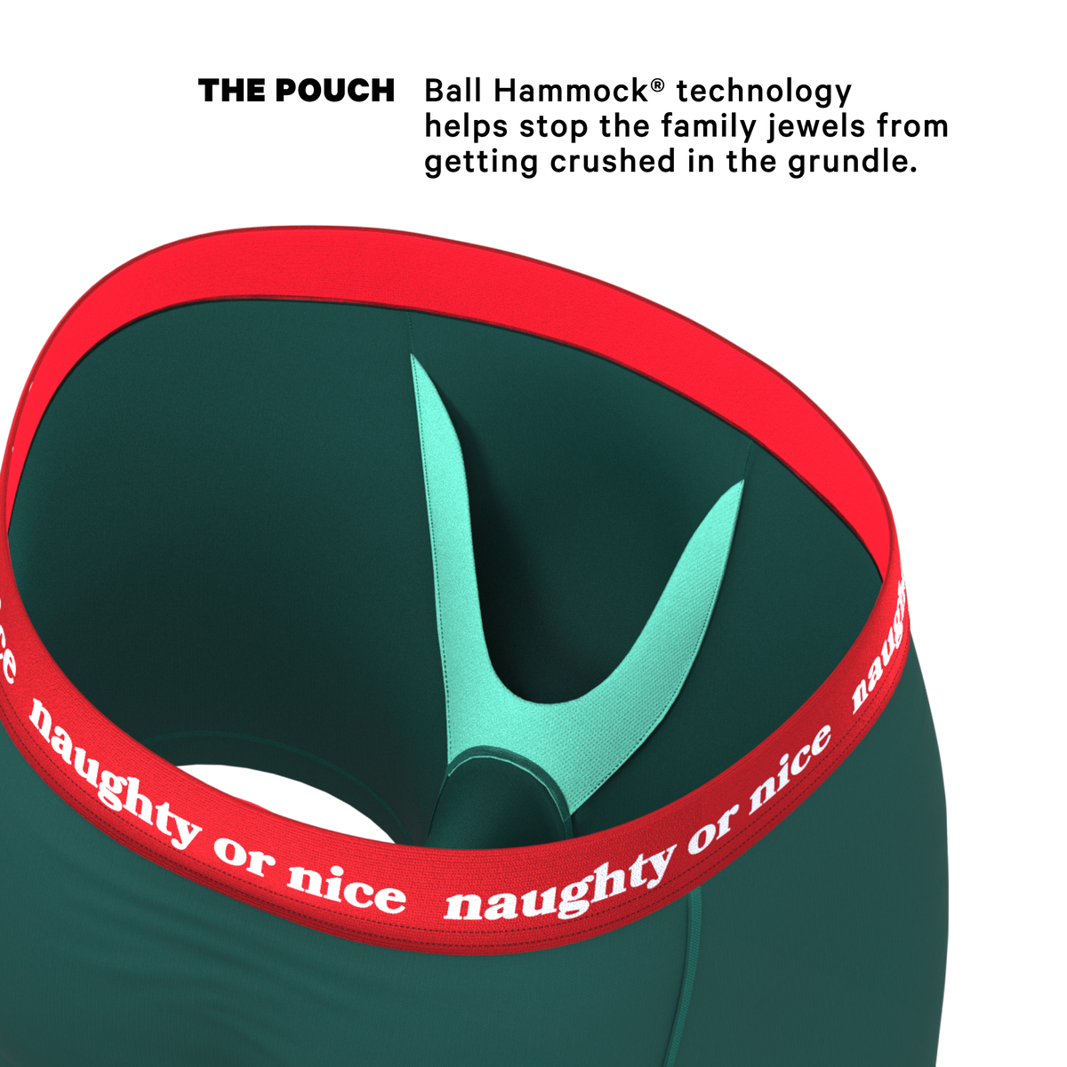 The Nice List | Flirty Waistband Ball Hammock® Pouch Underwear - Shinesty