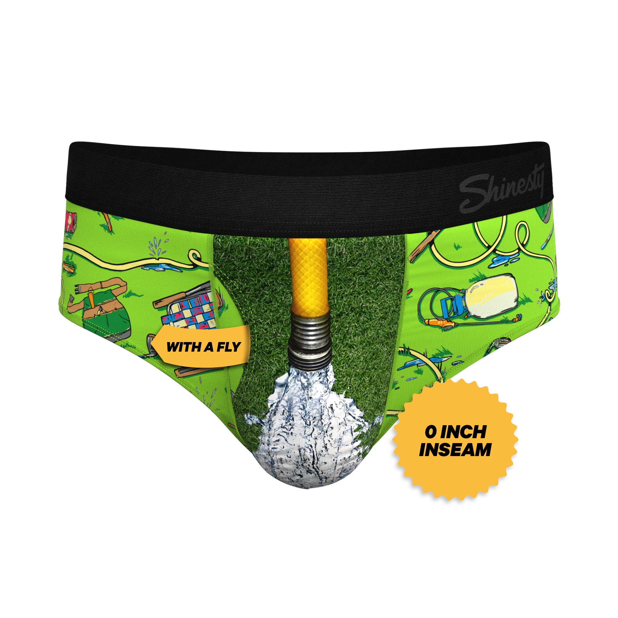 The Nice Piece Of Grass | Gardening Hose Ball Hammock® Pouch Underwear Briefs - Shinesty
