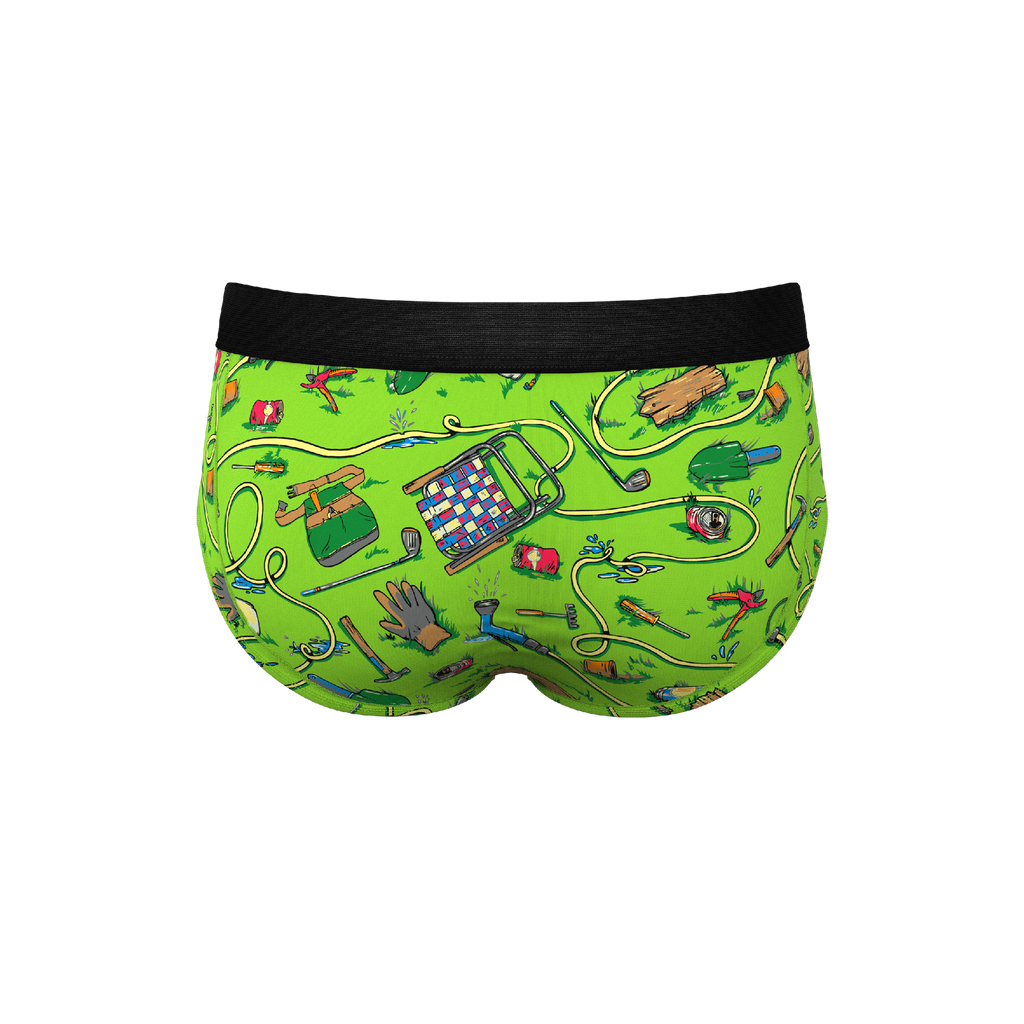 The Nice Piece Of Grass | Gardening Hose Ball Hammock® Pouch Underwear Briefs - Shinesty