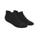 The Night Op | Plain Black Heel Hammock™ Ankle Socks - Shinesty