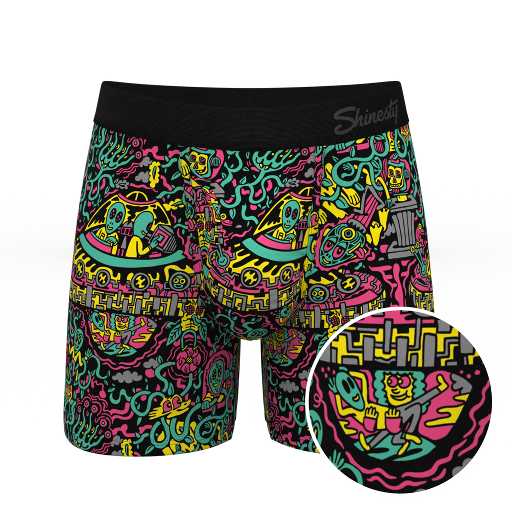 The No Bad Trips | Shinesty x Killer Acid Ball Hammock® Pouch Underwear With Fly - Shinesty