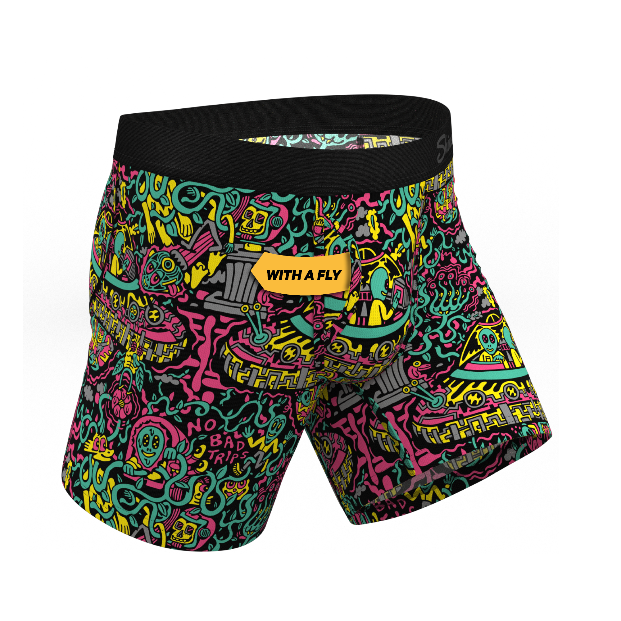The No Bad Trips | Shinesty x Killer Acid Ball Hammock® Pouch Underwear With Fly - Shinesty