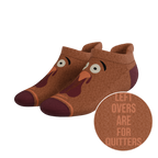 The No Leftovers | Thanksgiving Turkey Heel Hammock™ Ankle Socks - Shinesty