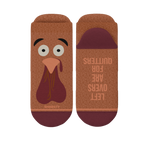 The No Leftovers | Thanksgiving Turkey Heel Hammock™ Ankle Socks - Shinesty