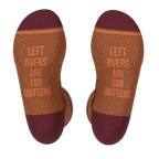 The No Leftovers | Thanksgiving Turkey Heel Hammock™ Crew Socks - Shinesty