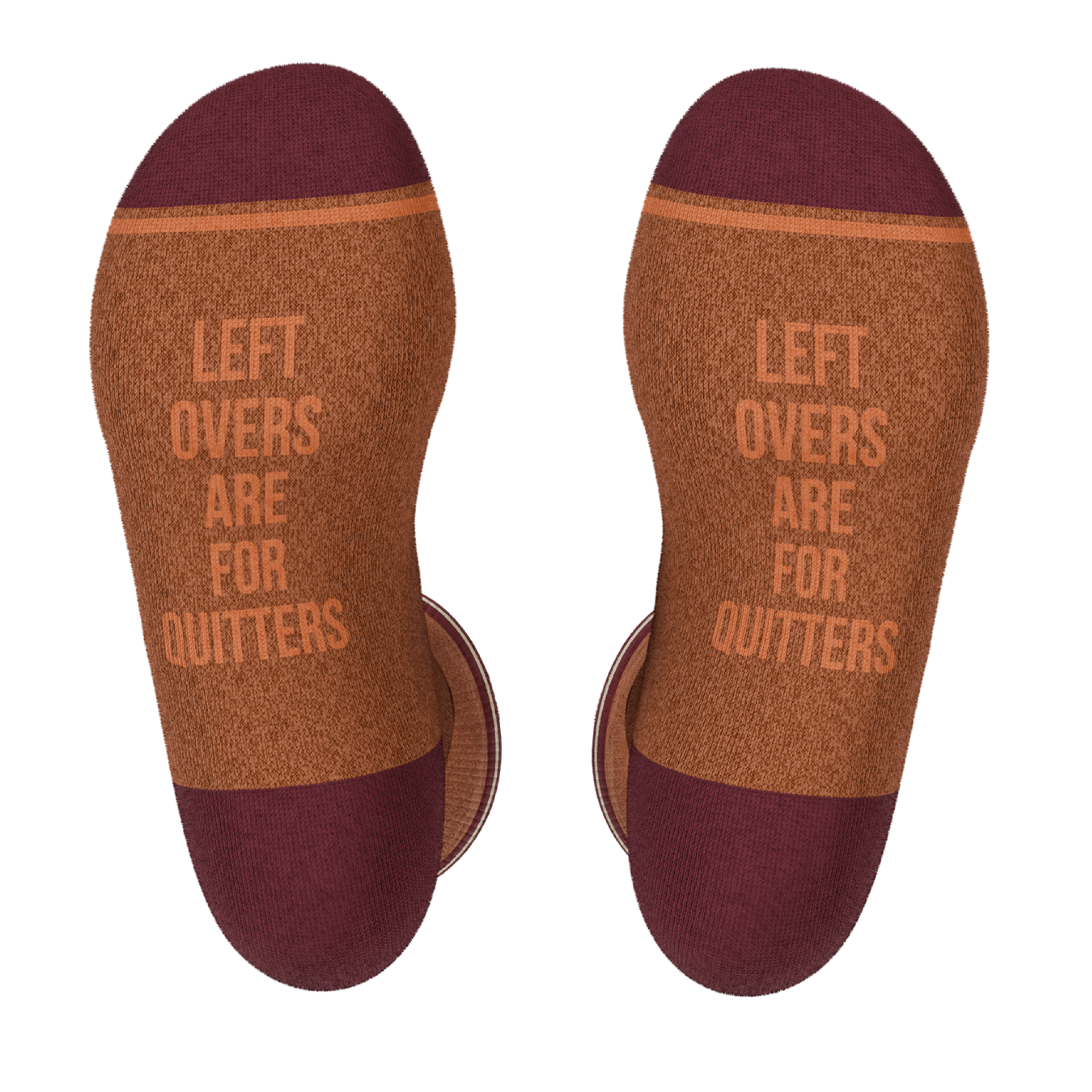 The No Leftovers | Thanksgiving Turkey Heel Hammock™ Crew Socks - Shinesty