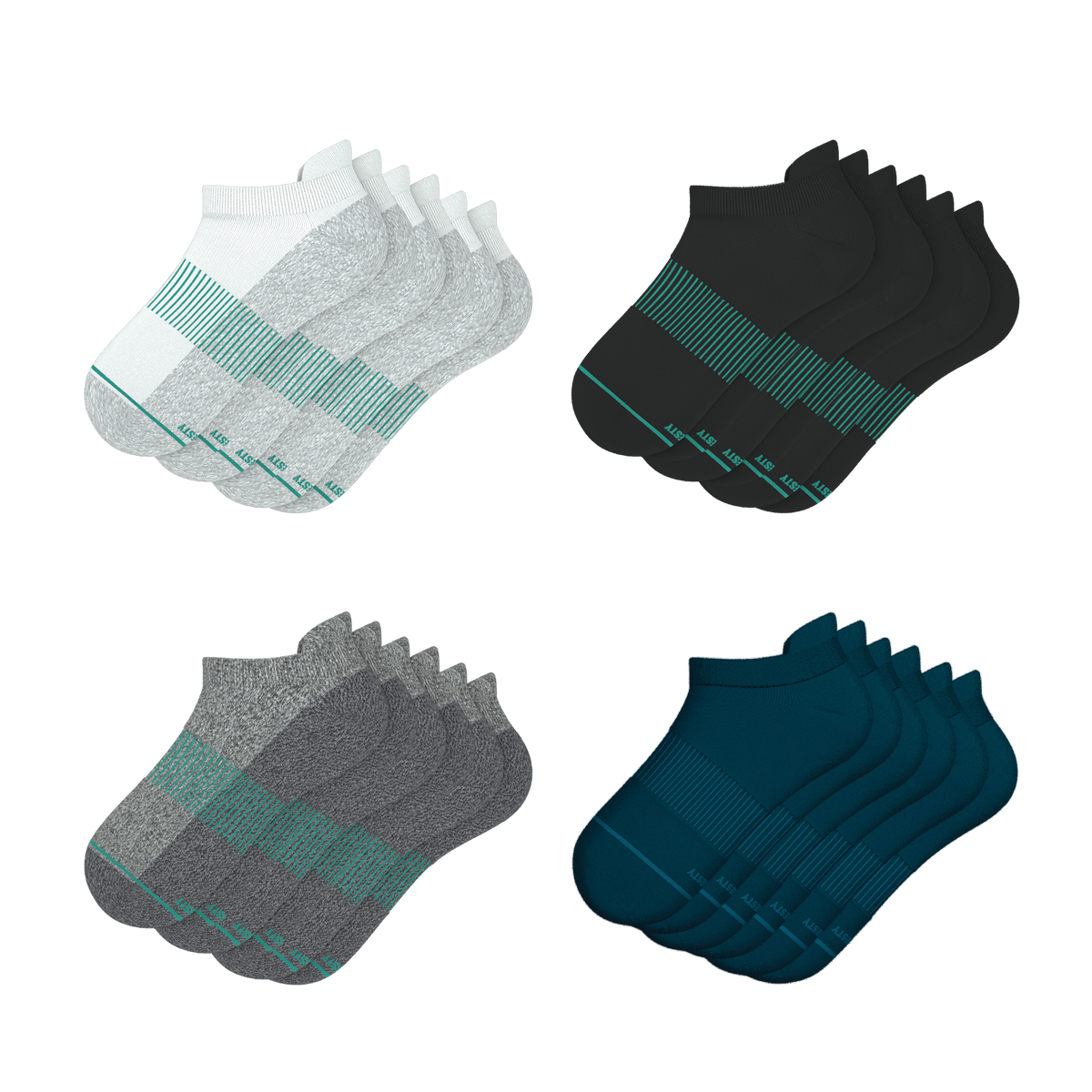 The Normal Dude | Heel Hammock™ Ankle Socks 12 Pack - Shinesty