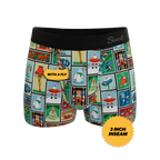 The North Pole Postage | Christmas Stamps Ball Hammock® Pouch Trunks Underwear - Shinesty
