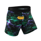 The Milky Way | Northern Lights Ball Hammock® Pouch Underwear With Fly - Shinesty