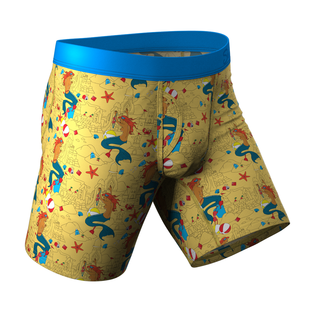 The Nudie Beach | Beach Ball Hammock® Boxer - Long Leg - Shinesty