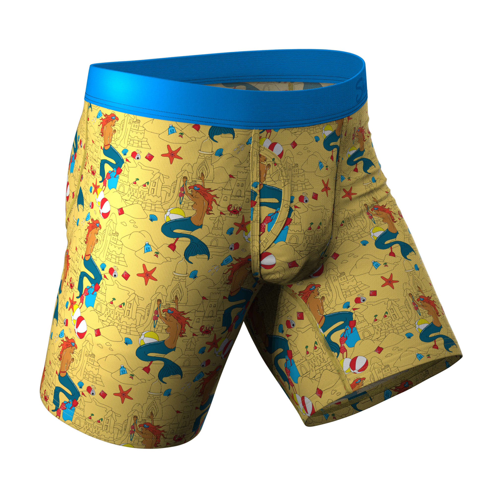 The Nudie Beach | Beach Ball Hammock® Boxer - Long Leg - Shinesty