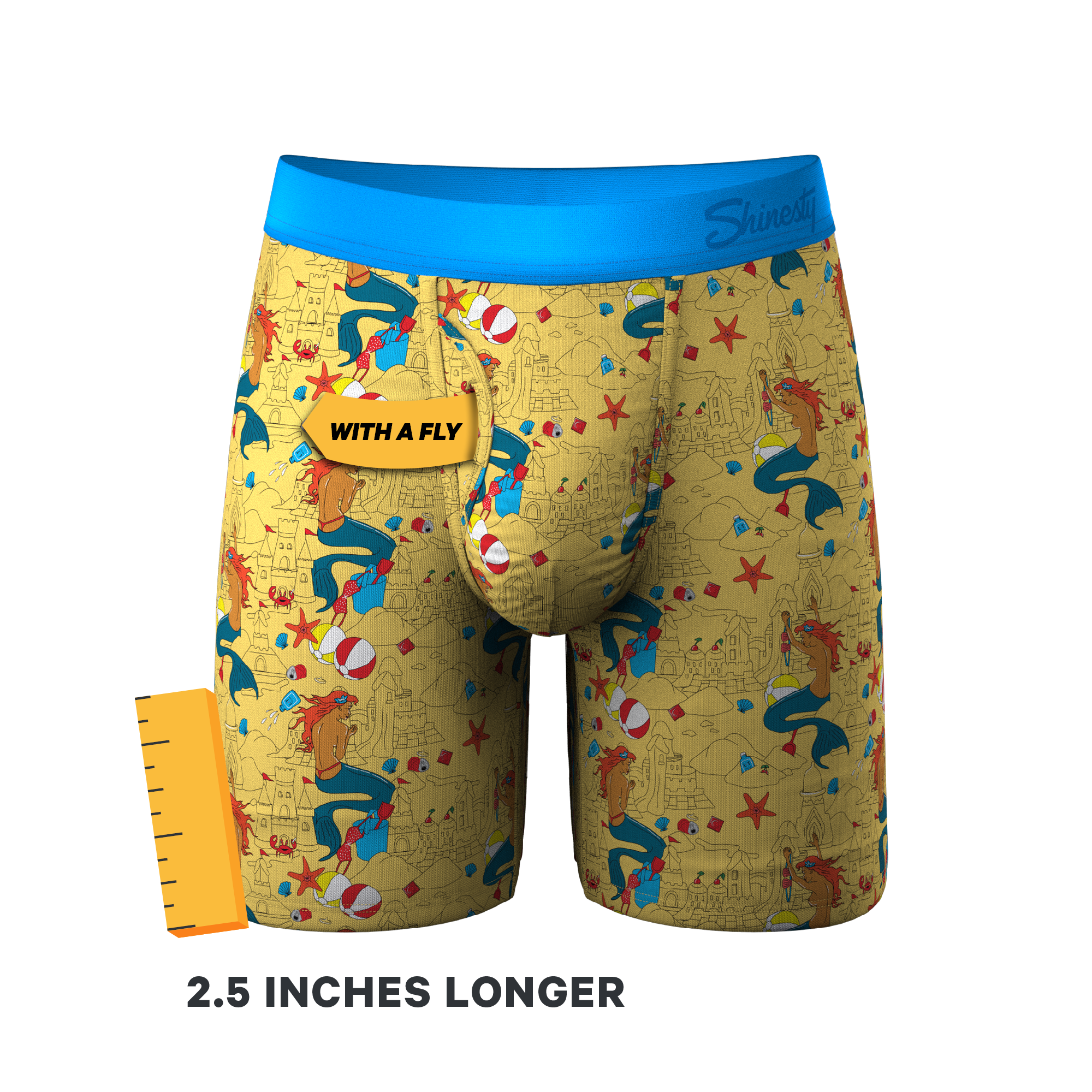 The Nudie Beach | Beach Ball Hammock® Boxer - Long Leg - Shinesty