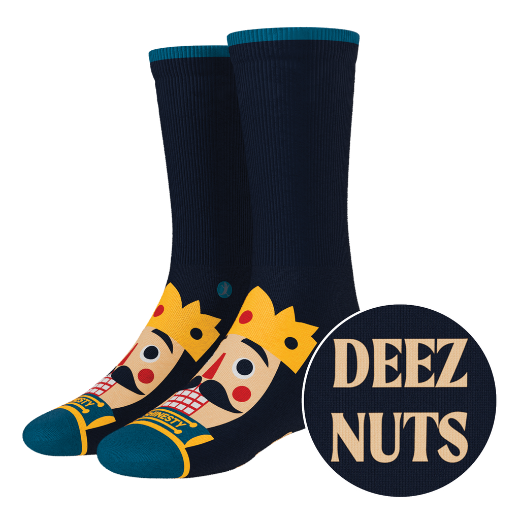 The Nut King | Nutcracker Heel Hammock™ Crew Socks - Shinesty