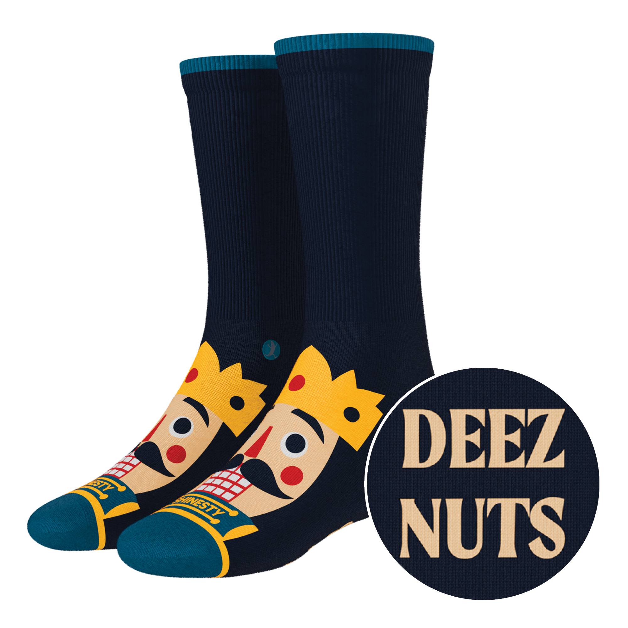 The Nut King | Nutcracker Heel Hammock™ Crew Socks - Shinesty