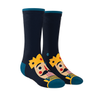 The Nut King | Nutcracker Heel Hammock™ Crew Socks - Shinesty
