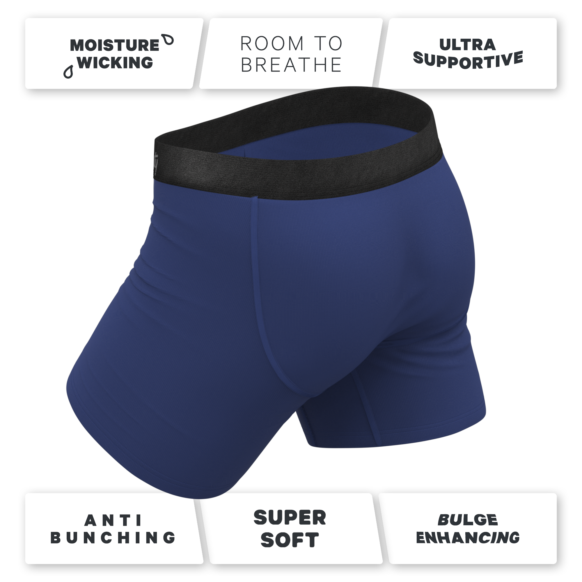 The Nutty Soldier | Nutcracker Ball Hammock® Pouch Underwear With Fly - Shinesty