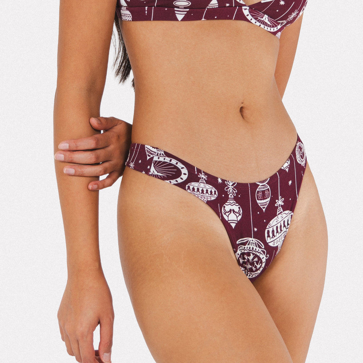 The Well Hung | Naughty Ornament MicroModal Thong - Shinesty