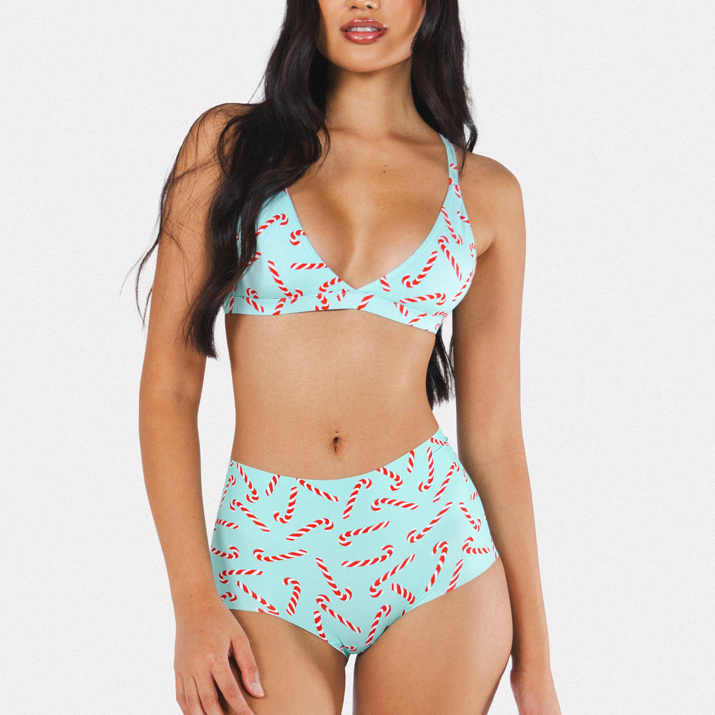 The Peppermint Pimp Canes | Candy Cane Women’s Seamless Boyshort - Shinesty