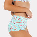 The Peppermint Pimp Canes | Candy Cane Women’s Seamless Boyshort - Shinesty