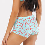 The Peppermint Pimp Canes | Candy Cane Modal Boyshort Underwear - Shinesty