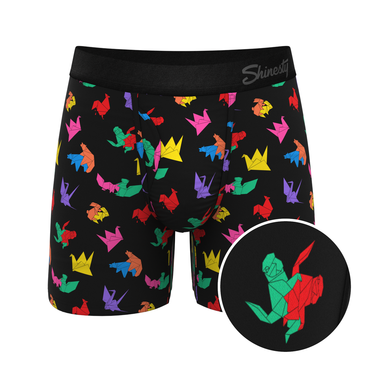 The Fold Fashioned | Origami Ball Hammock® Pouch Underwear With Fly - Shinesty